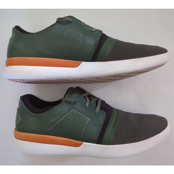 Under Armour Green Black Orange Runaway Low Sneakers 1297596-789] Men's Size 11 - Picture 1 of 7